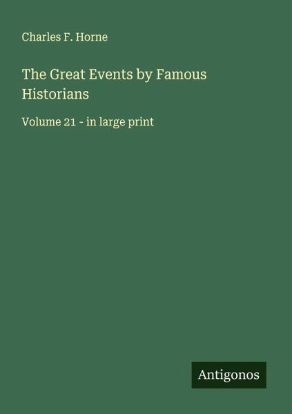 The Great Events by Famous Historians