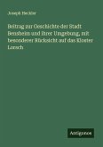 Beitrag zur Geschichte der Stadt Bensheim und ihrer Umgebung, mit besonderer Rücksicht auf das Kloster Lorsch