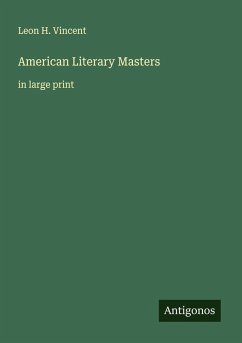 Cover American Literary Masters