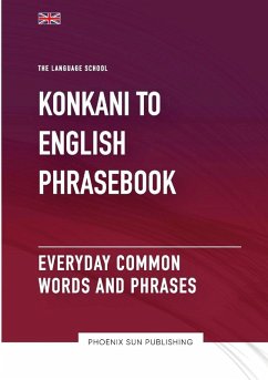 Cover Konkani To English Phrasebook - Everyday Common Words And Phrases