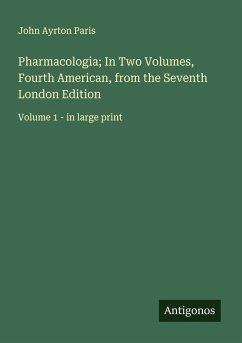 Cover Pharmacologia; In Two Volumes, Fourth American, from the Seventh London Edition