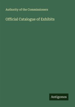 Cover Official Catalogue of Exhibits