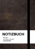 Notizbuch A4 liniert schwarz - 100 Seiten Soft Cover - FSC Papier Notizbuch A4 liniert schwarz - 100 Seiten Soft Cover - FSC Papier