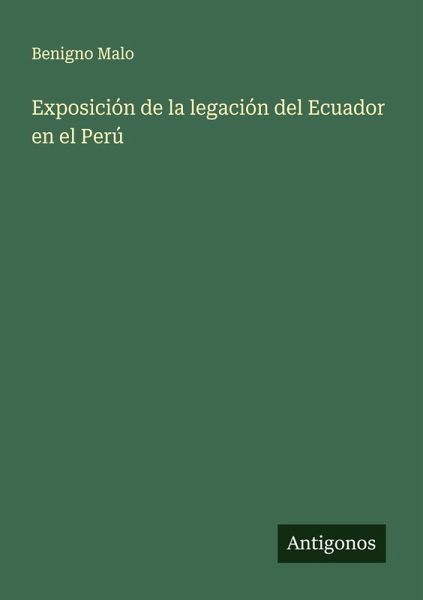 Exposición de la legación del Ecuador en el Perú