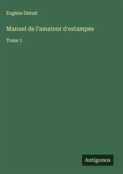 Cover Manuel de l'amateur d'estampes