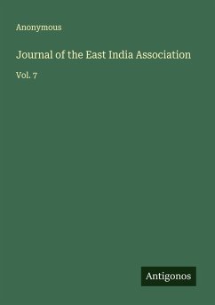 Journal of the East India Association - Anonymous