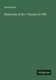 Memorials of Rev. Thomas De Witt