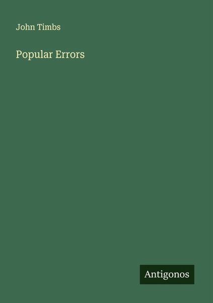 Popular Errors