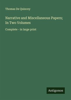 Cover Narrative and Miscellaneous Papers; In Two Volumes