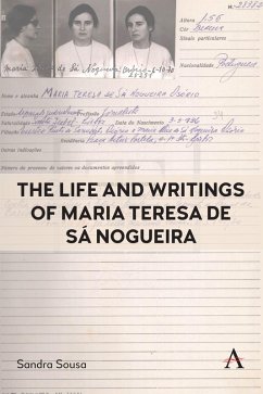 Cover The Life and Writings of Maria Teresa de Sá Nogueira
