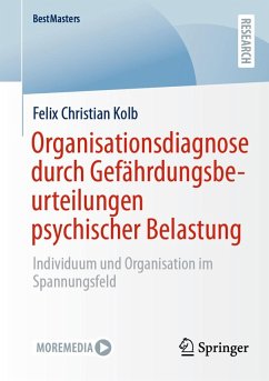 Organisationsdiagnose durch Gefährdungsbeurteilungen psychischer Belastung (eBook, PDF) - Kolb, Felix Christian