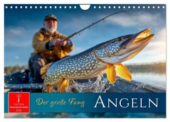 Angeln - der große Fang (Wandkalender 2026 DIN A4 quer), CALVENDO Monatskalender Angeln - der große Fang (Wandkalender 2026 DIN A4 quer), CALVENDO Monatskalender