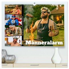 Cover Männeralarm - Ein Jahr voller herrlicher Männlichkeit (hochwertiger Premium Wandkalender 2026 DIN A2 quer), Kunstdruck in Hochglanz