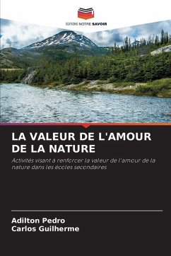 Cover LA VALEUR DE L'AMOUR DE LA NATURE