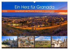 Cover Ein Herz für Granada (Wandkalender 2026 DIN A2 quer), CALVENDO Monatskalender