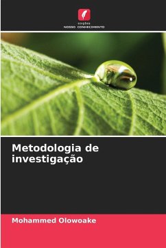 Cover Metodologia de investigação