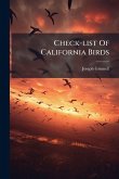 Check-list Of California Birds
