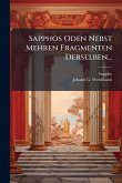 Sapphos Oden Nebst Mehren Fragmenten Derselben... Sapphos Oden Nebst Mehren Fragmenten Derselben...