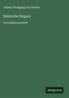 Römische Elegien Cover Römische Elegien