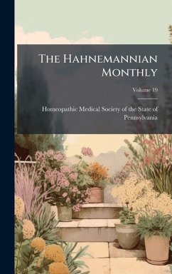 Cover The Hahnemannian Monthly
