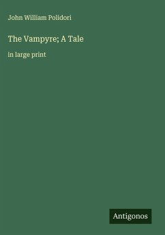 Cover The Vampyre; A Tale