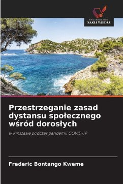 Cover Przestrzeganie zasad dystansu spo¿ecznego w¿ród doros¿ych