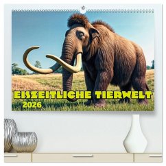 Cover Eiszeitliche Tierwelt (hochwertiger Premium Wandkalender 2026 DIN A2 quer), Kunstdruck in Hochglanz