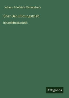Cover Über Den Bildungstrieb