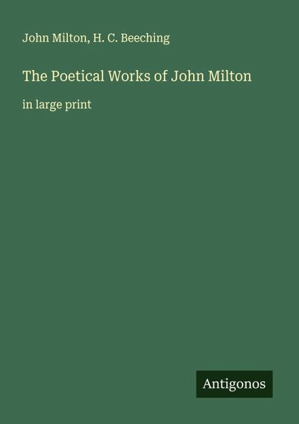 The Poetical Works of John Milton
