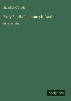 Cover Early Bardic Literature; Ireland