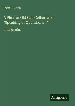 Cover A Plea for Old Cap Collier; and 