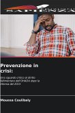 Prevenzione in crisi: Prevenzione in crisi: