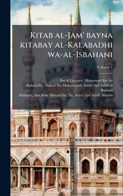 Cover Kitab al-Jam' bayna kitabay al-Kalabadhi wa-al-Isbahani
