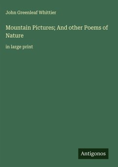 Cover Mountain Pictures; And other Poems of Nature
