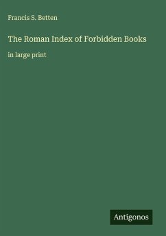 Cover The Roman Index of Forbidden Books
