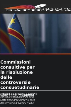 Cover Commissioni consultive per la risoluzione delle controversie consuetudinarie