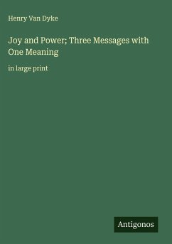 Cover Joy and Power; Three Messages with One Meaning
