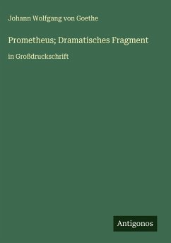 Cover Prometheus; Dramatisches Fragment