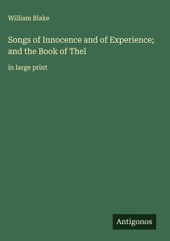 Cover Songs of Innocence and of Experience; and the Book of Thel
