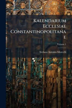 Cover Kalendarium Ecclesiae Constantinopolitanae