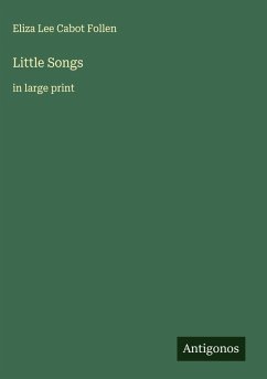 Little Songs Cover Little Songs