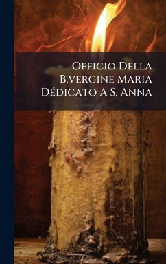 Cover Officio Della B.vergine Maria DÃ(c)dicato A S. Anna