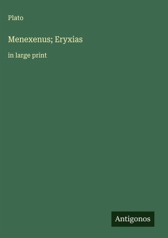 Cover Menexenus; Eryxias