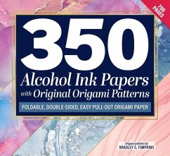 Cover 350 Alcohol Ink Papers with Little Origami Designs