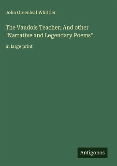 Cover The Vaudois Teacher; And other 