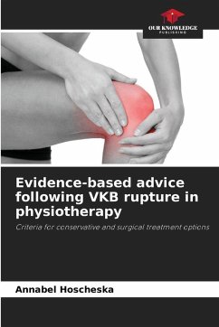 Cover Evidence-based advice following VKB rupture in physiotherapy