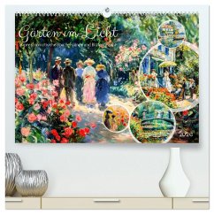 Cover Gärten im Licht - Impressionistische Spaziergänge mit Blütenpracht (hochwertiger Premium Wandkalender 2026 DIN A2 quer), Kunstdruck in Hochglanz