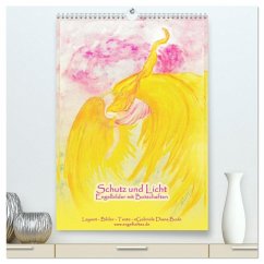 Cover Schutz und Licht: Engelbilder mit Botschaften (hochwertiger Premium Wandkalender 2026 DIN A2 hoch), Kunstdruck in Hochglanz