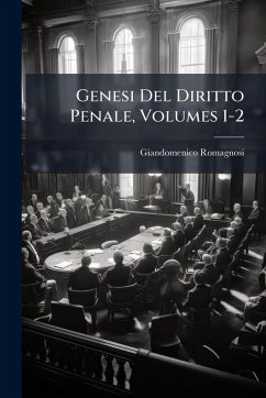 Cover Genesi Del Diritto Penale, Volumes 1-2