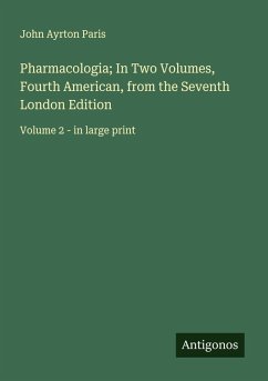 Cover Pharmacologia; In Two Volumes, Fourth American, from the Seventh London Edition